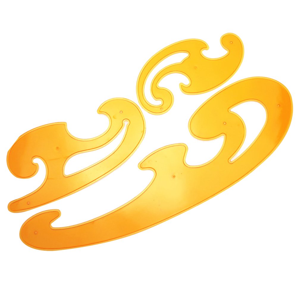 9 Pezzi Curve Francesi Per Disegno Tecnico - Stencil Geometrici, Righelli Curvi, Per Architettura E Arte - Foto 9