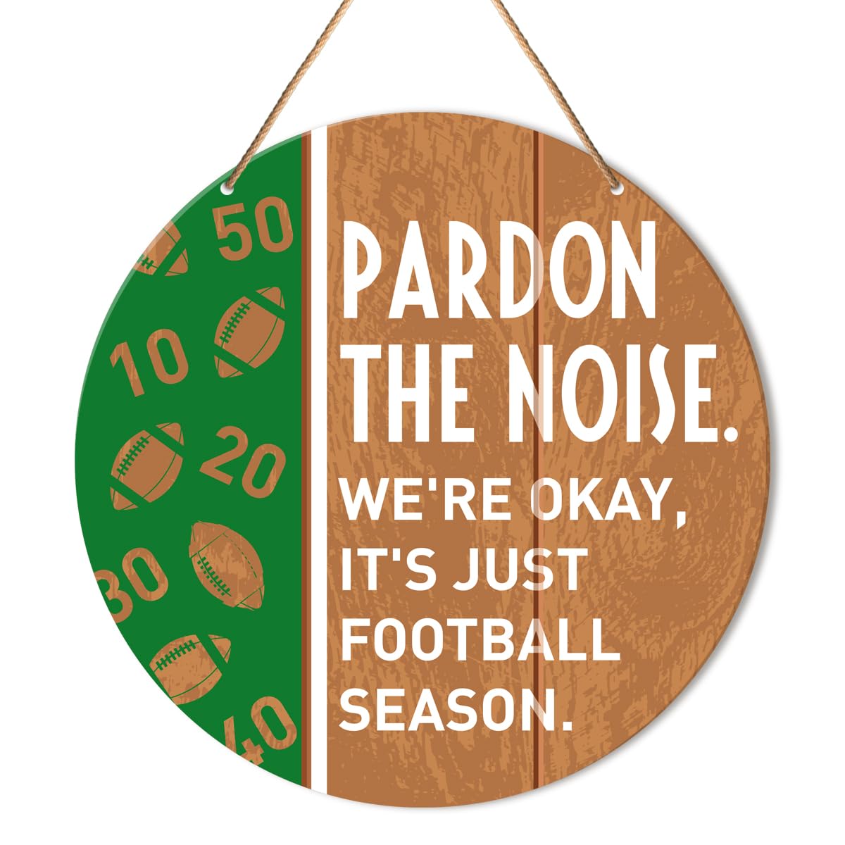 Panneau de football pour remplacer la déco murale fade de votre entrée