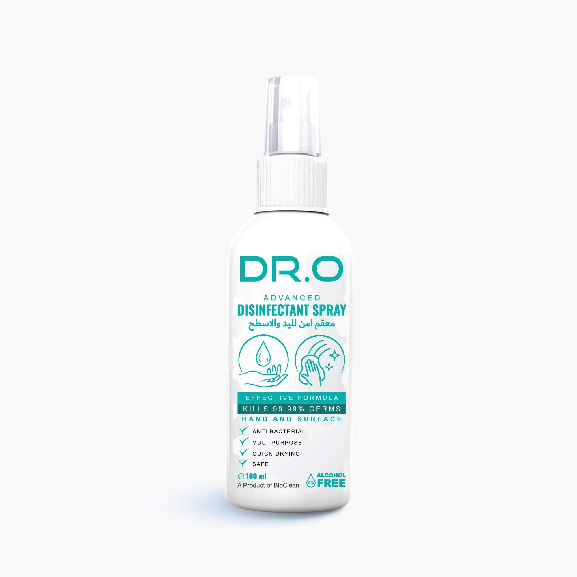 DR.O Advanced Disinfectant Spray 100ml - 100% Natural