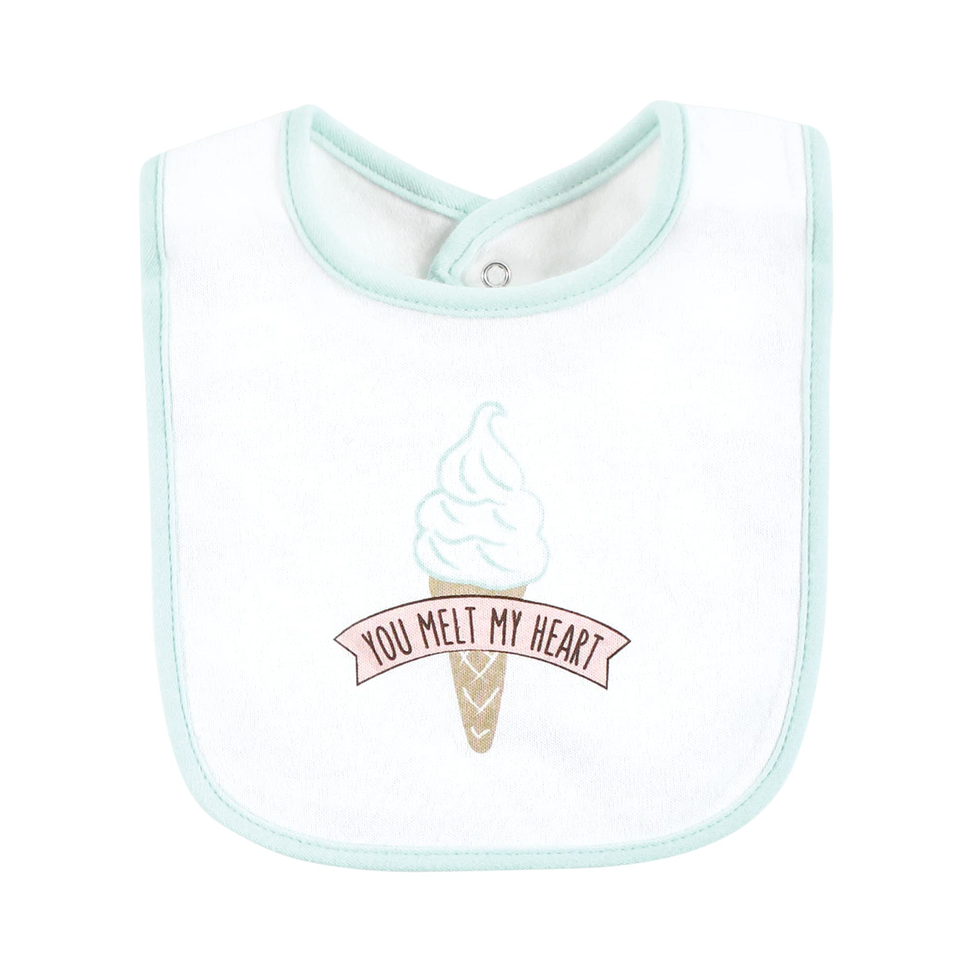 Touched by Nature Unisex Baby Lätzchen aus Bio-Baumwolle, Eis am Stiel, Einheitsgröße