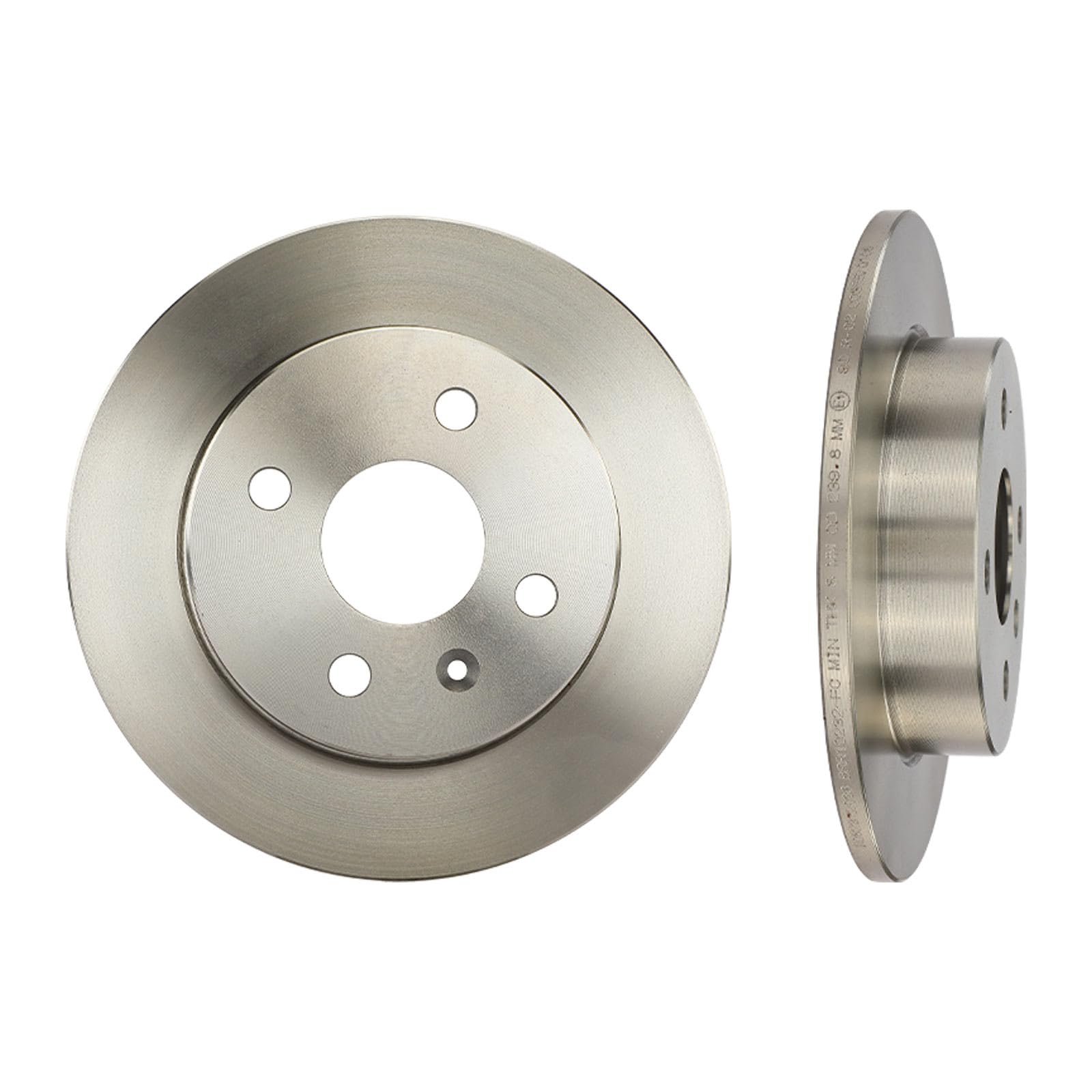 Frankberg 4 discos de freno + 8 pastillas de freno | Compatible con: Astra G Classic T98, Caravana Astra G T98, Caravana clásica Astra G F35, Astra G CC T98