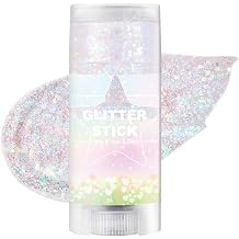Holographic Body Glitter Stick, Dazzle Color-Changing Face Glitter Accessories, Waterproof Face Hair Glitter Makeup, Hair Glitters Mermaid Makeup Rave Outfits for Women