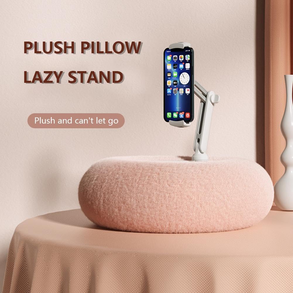 Generisch Supporto per Kindle, Pillow Stand Regolabile a 360° per la Lettura in Bed, Fuzzy Bowl per Kindle Accessori