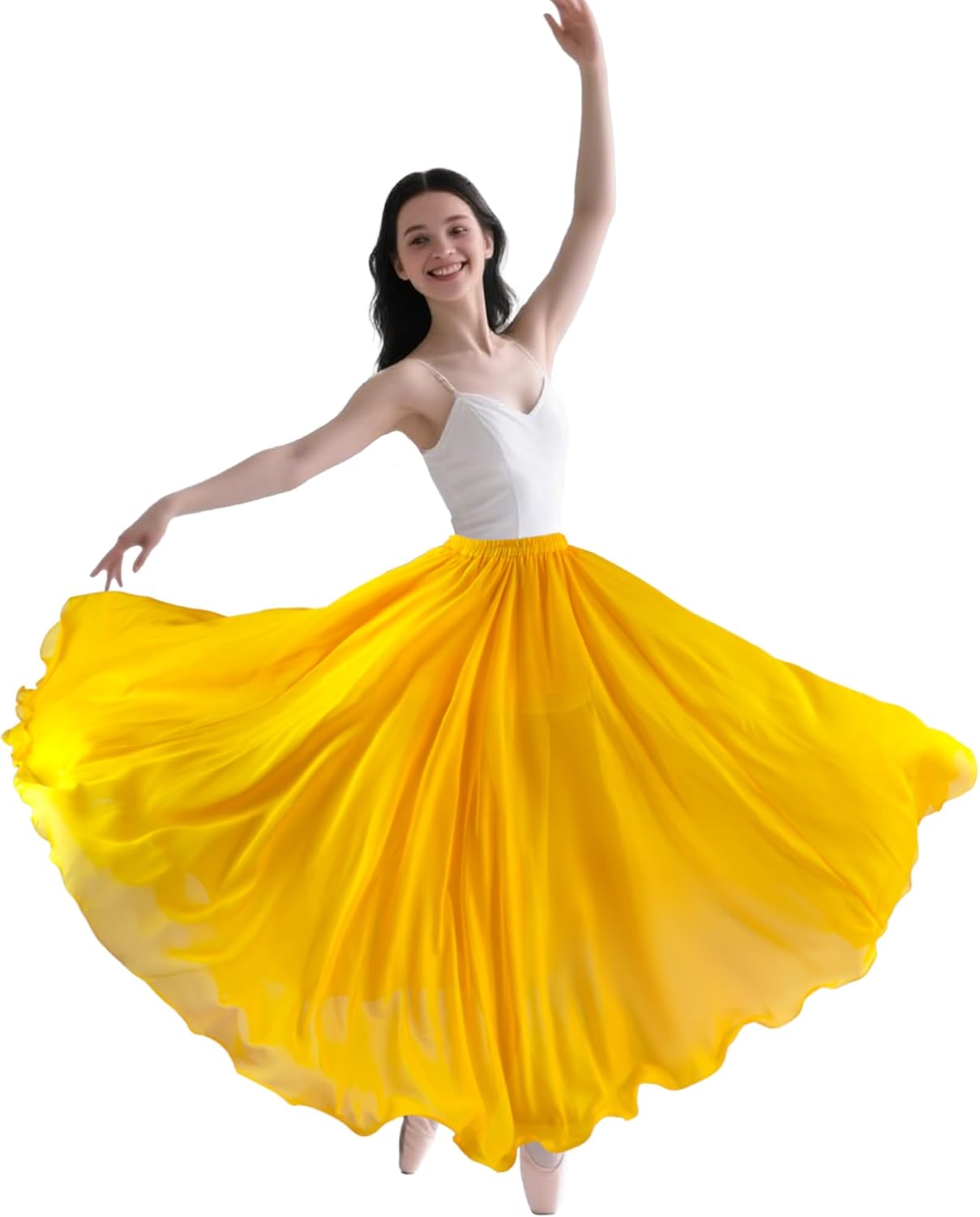 Belly Dance Skirt for Women, Dancing Skirt Belly Dancer Outfit, Flowy Long Gypsy Skirts, Halloween Costume Gift - Image 6