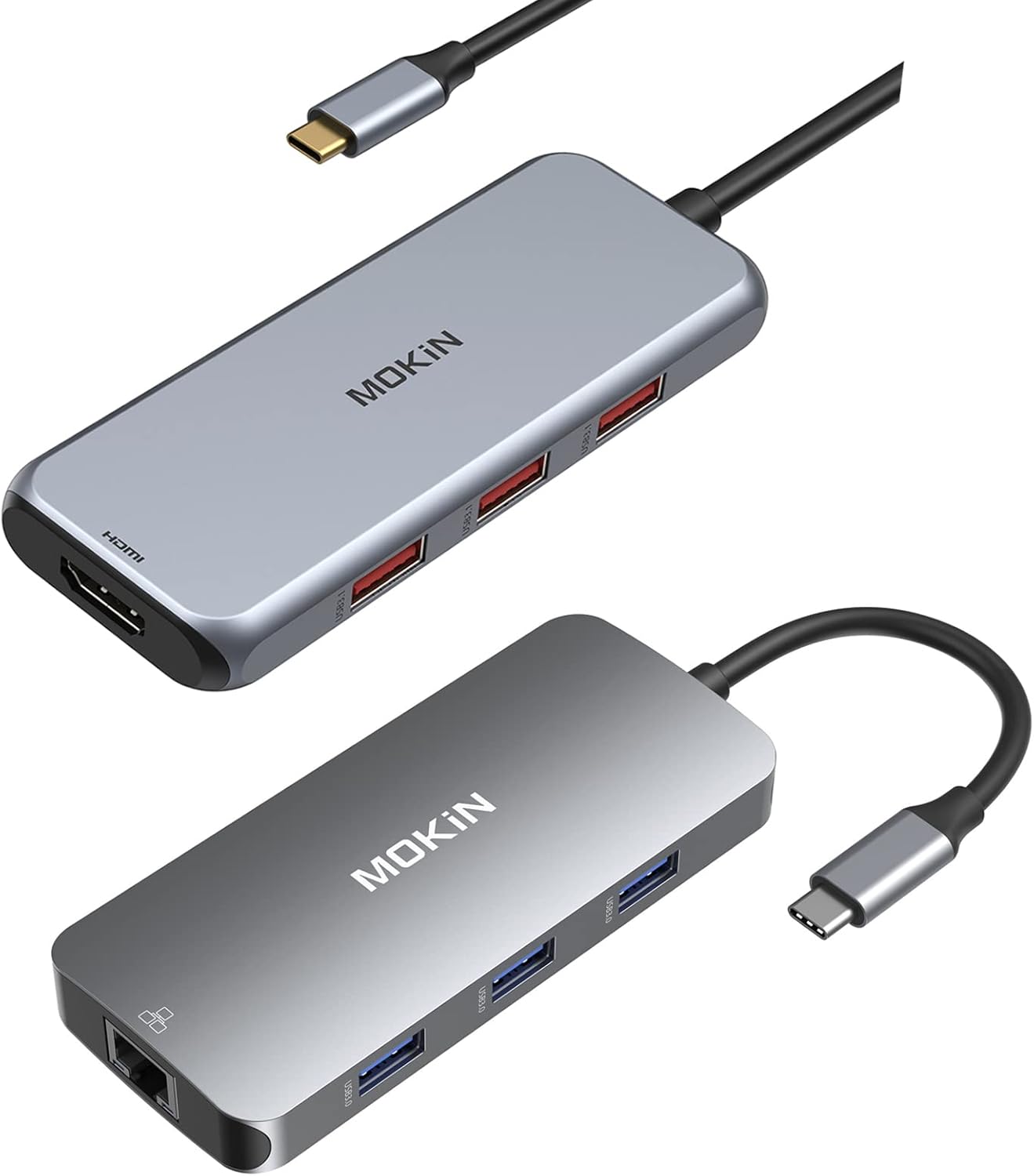 USB C Adapters for MacBook Pro/Air,Mac Dongle with 3 USB