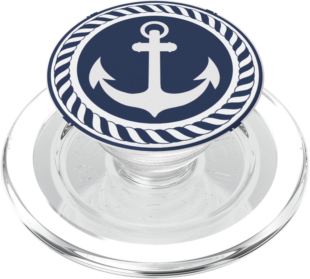 Anchor Stripe Rope Nautical PopSockets PopGrip for MagSafe
