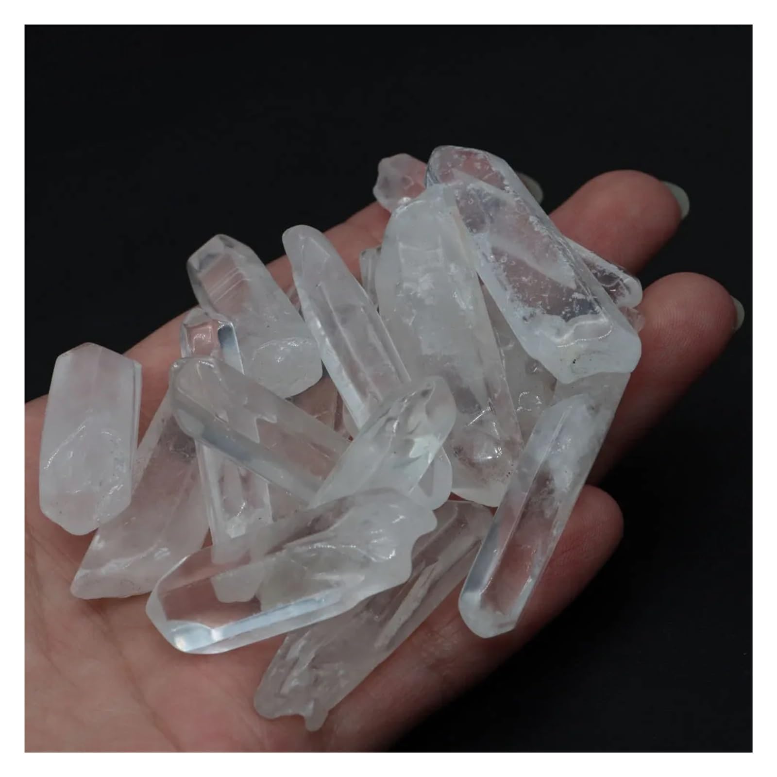 Piedras de Grava para peceras, Rocas pulidas caídas, Piedras Preciosas, Cristales, Acuario, jardín, Multicolor, 50g-1000g(Color 33,1000g)