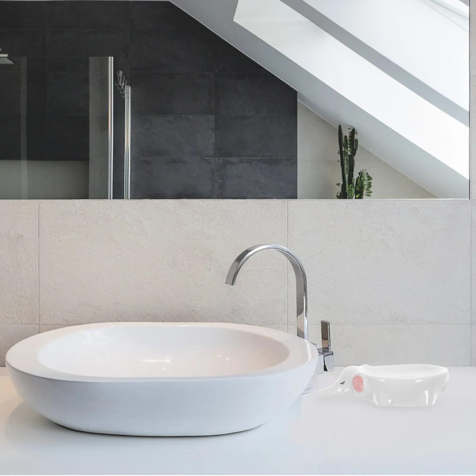 Jabonera Jabonera de cerámica | Soporte autodrenante, decoración de baño, almacenamiento de esponja de cocina