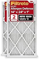 Vista 11 de Filtrete - Filtro de aire para caldera de aire acondicionado, 20 x 30 x 1 pulgadas, MERV 11, MPR 1000, defensa contra micro alérgenos, filtro