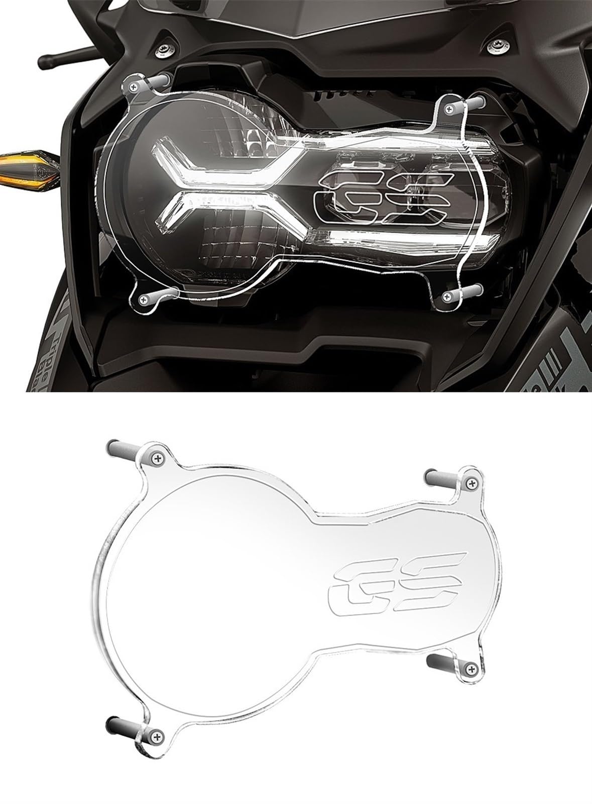 Copertura Fari Moto Per BMW R1200GS R1250GS R 1250 GS LC Adventure 2013-2023 - Protezione Faro Acrilico Leggera Per Moto