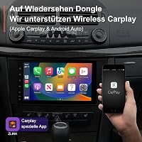 AMASE AUDIO Android 12 Autórádió Mercedes W211 9" Érintőképernyő CarPlay GPS 5