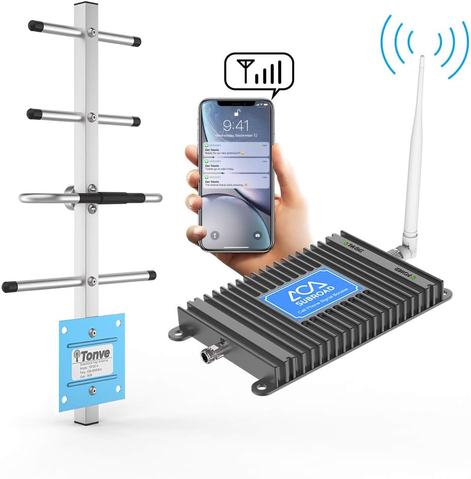 Cell Phone Booster, Verizon AT&T 4G LTE Cell Phone Signal