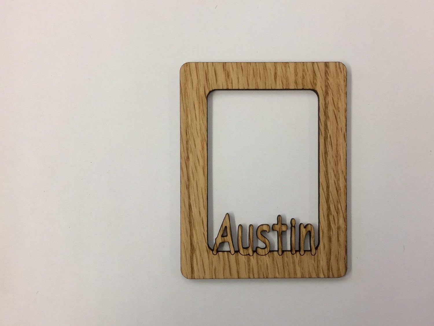 Personalized Name Picture Frame (Magnet holds 2x3 Photo)