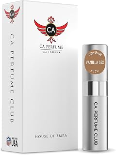 CA Perfume Impression of Vanilla Sex For Women & Men Long Lasting Unisex Fragrance Eau De Pefume Spray Bottle 0.27 Fl Oz/8ml