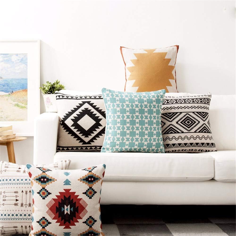 AEROHAVEN™ Set of 5 Designer Decorative Throw Pillow/Cushion Covers (Multi, 12 x 12 inch)