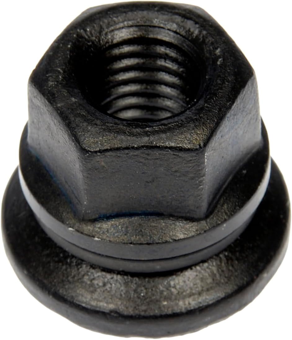 Dorman 611-172 Wheel Nut M12-1.75 Flanged Flat Face - 19 mm Hex, 22.5 mm Length Compatible with Select Ford/Lincoln Models, 10 Pack