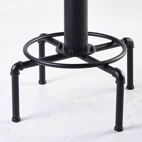 Miniatura 5 de BOKKOLIK Mesa de bar vintage, mesa de bistró industrial, mesa de pub de granja, mesa de centro de cocina rústica, mesa de centro de comedor de 32 a