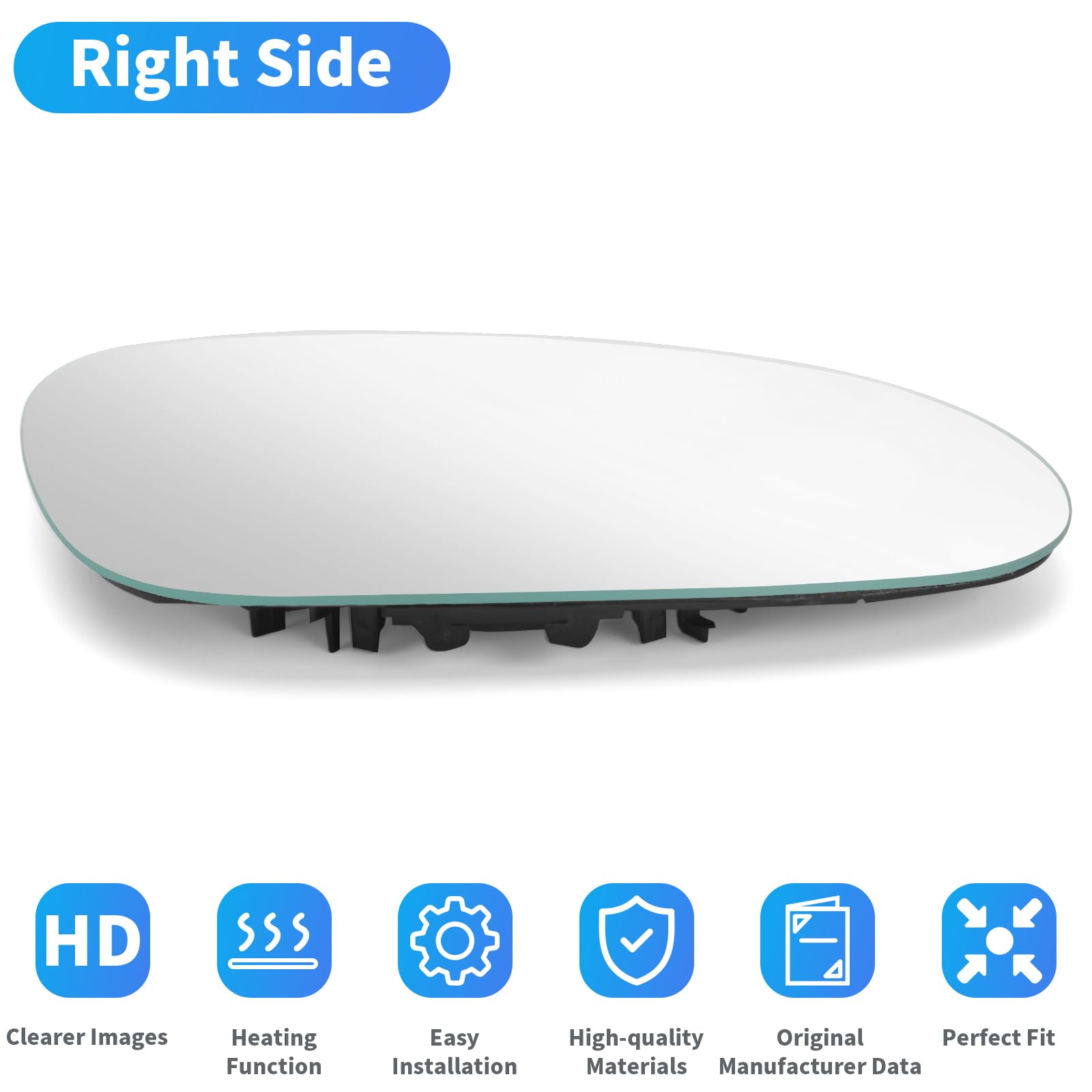 Specchietto Laterale Destro Riscaldato SENZEAL Per VW Golf 5, Passat B6, Jetta 5 - Lato Passeggero - Foto 6