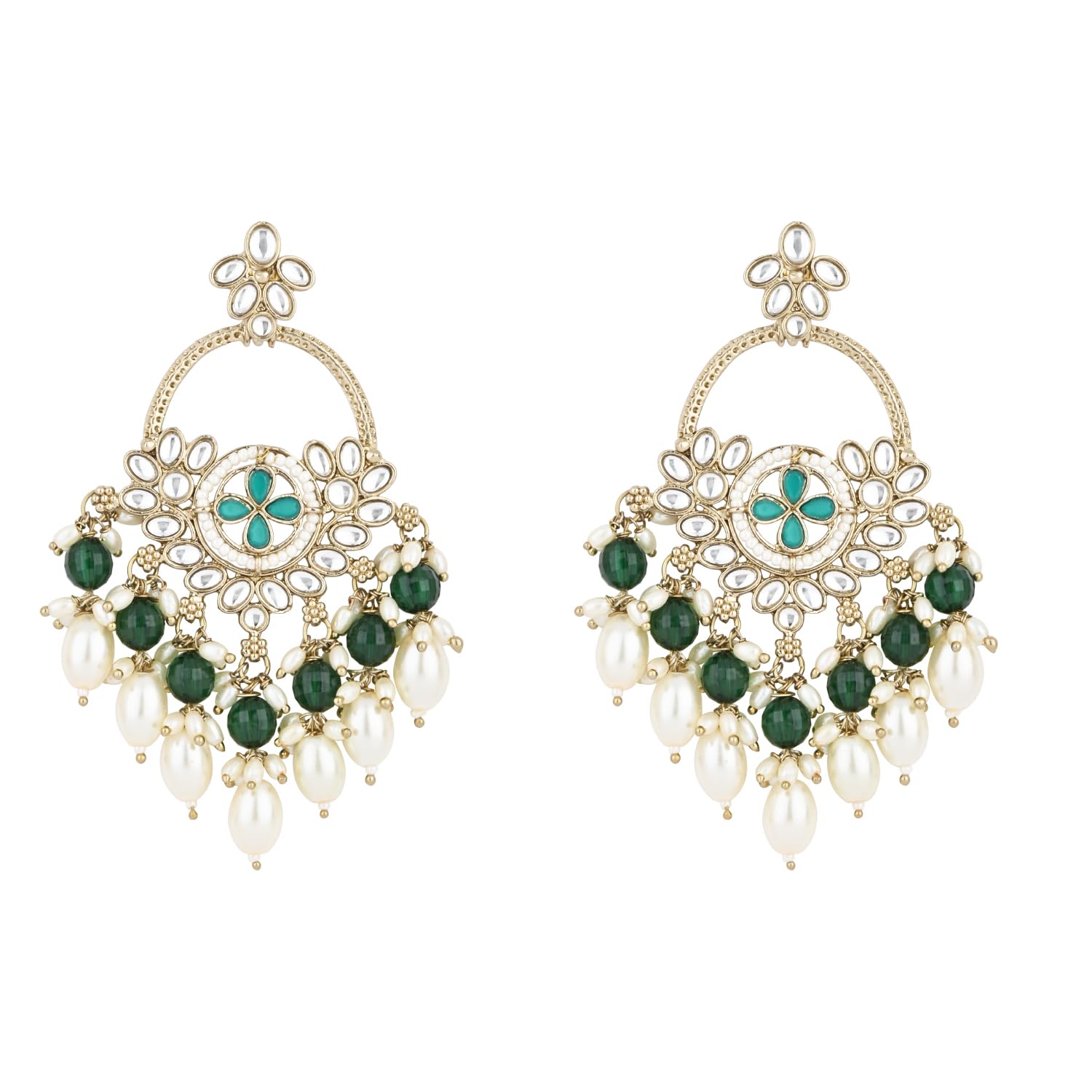 See full amazon price history chart for I Jewels Gold Plated Traditional Handcrafted Kundan Pearl Chandbali Dangle Earrings for Women (E3222) (White) I Jewels Gold Plated Traditional Handcrafted Kundan Pearl Chandbali Dangle Earrings for Women (E3222) (White) (B0D639VNP2) Amazon Price History, Amazon Price Tracker