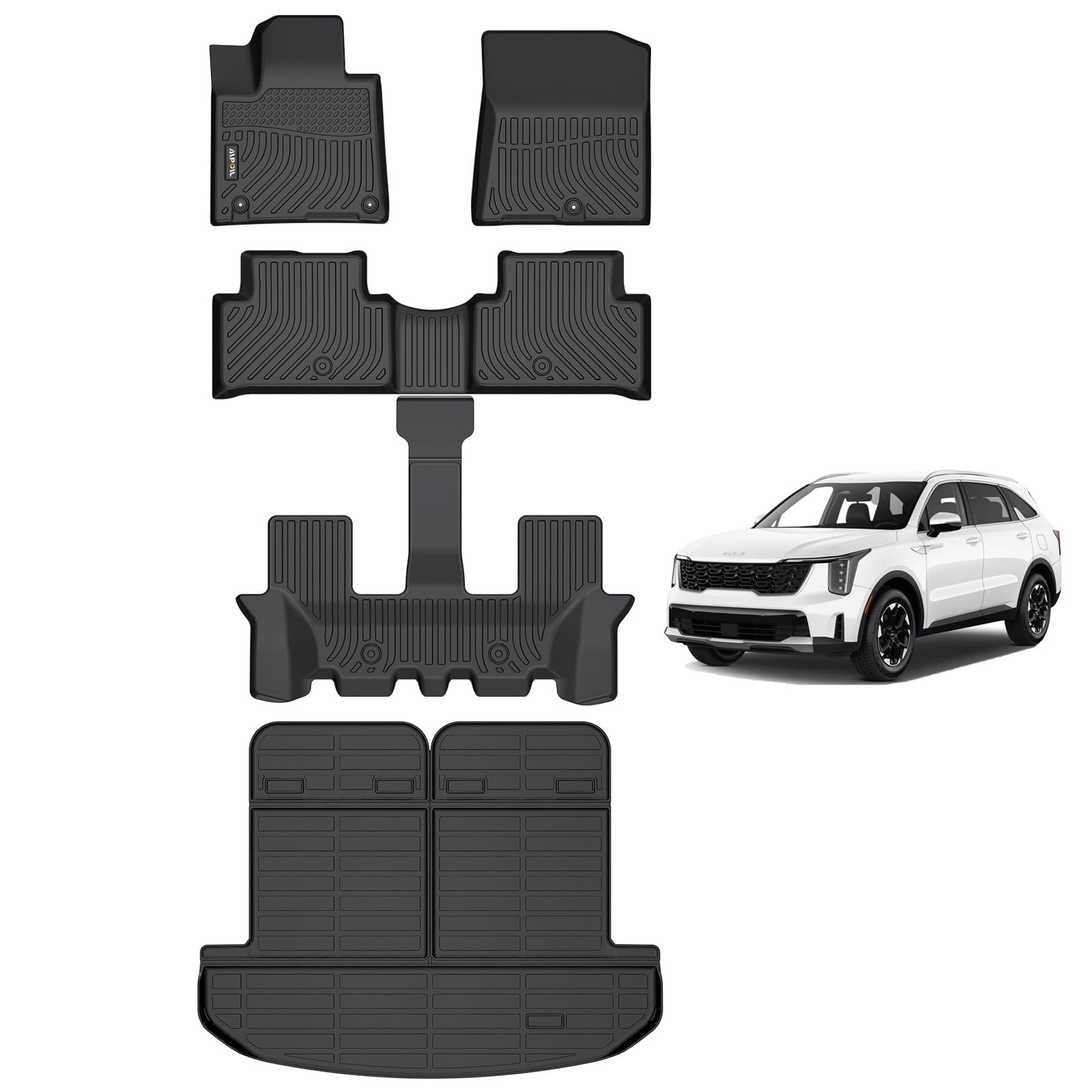 AIPOIL Floor Mats & Cargo Liner (Sorento 2021–2025)