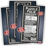 puzzle kleber bauhaus  Play-Too 3er Set Puzzlefolie 30 Blatt Einfach! Schnell! Sauber! Optimal für 3 x 1000 Teile oder 6 x 500 Teile Puzzle