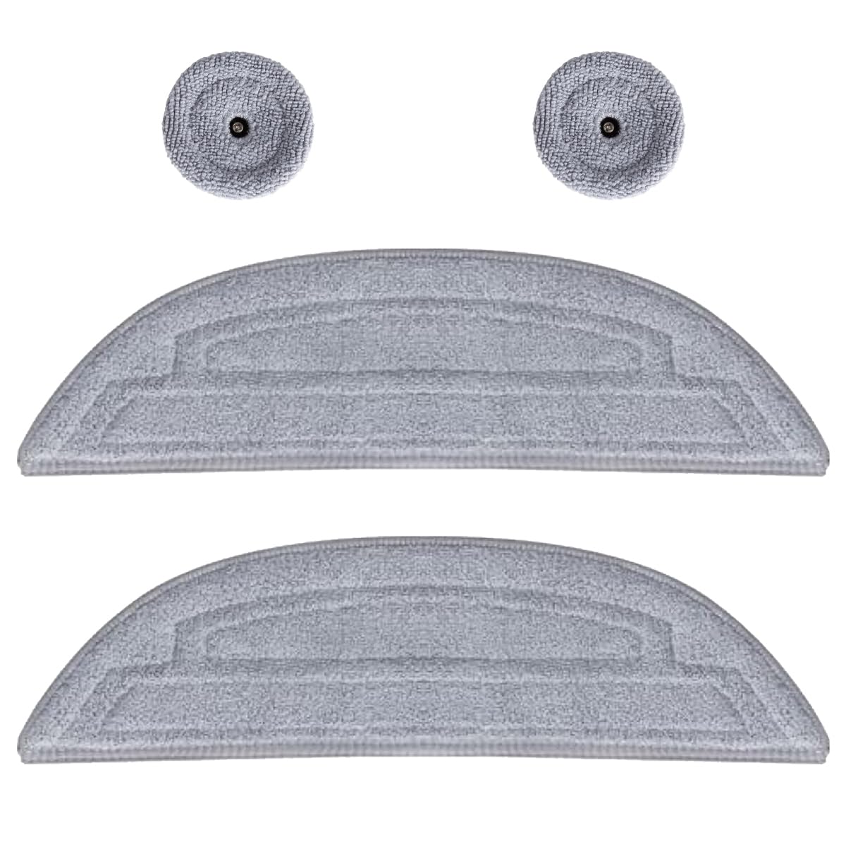 4 Chiffons Nettoyage Microfibre Pour Roborock S8 MaxV Ultra - Lavables Et Réutilisables