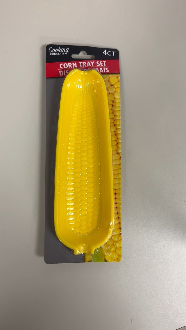 Corn on the Cob Tray Sets 9.5L X 3W X 1.3H 4/Set