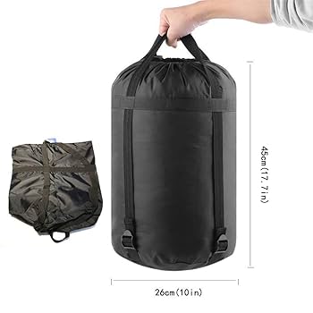 YINXN 46L Kompressionssack Fr Schlafsack, Leicht, Wasserdicht, Kompakt, Nylon, Aufbewahrungstasche Fr Camping, Wandern, Reisen, Rucksackreisen