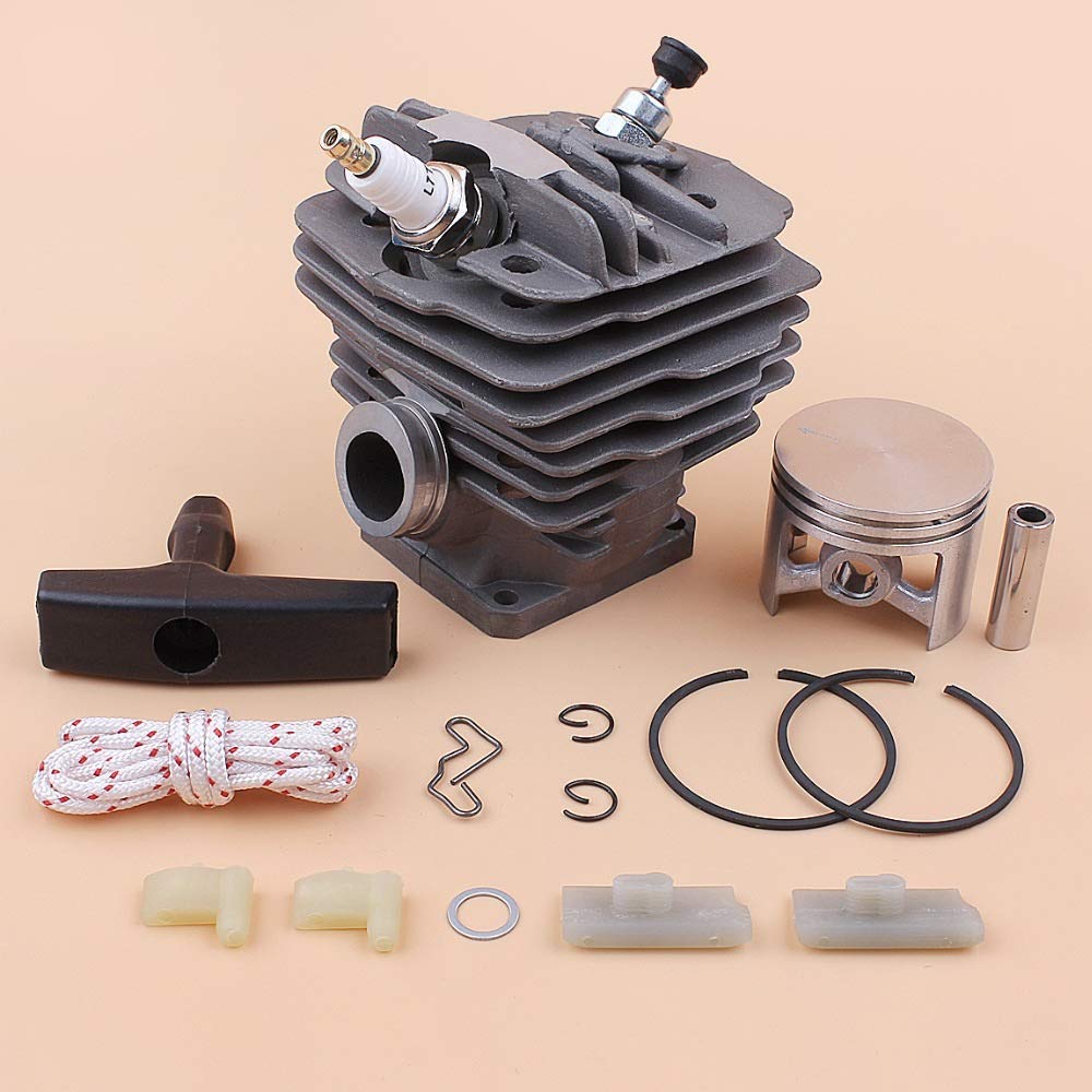 Kit de reparación de Perro de trinquete de Arranque de guía de Cadena de pistón de Cilindro de 48 mm Compatible con STIHL MS360 MS340 036034 034AV 034 Super Gas Motosierra Piezas