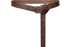 Renaissance Knight Embossed Medieval Viking Belt