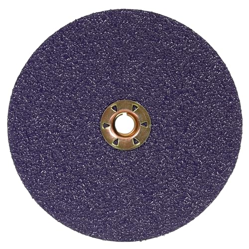 Image of 3M Cubitron 3 Fibre Disc 1182C, 36+, TN Quick Change, 7 in, Reduce Changeout, Increase Productivity, Use on Mild or Carbon Steel, for Beveling, Heavy Grinding, Weld Removal, Flame Cut Smoothing