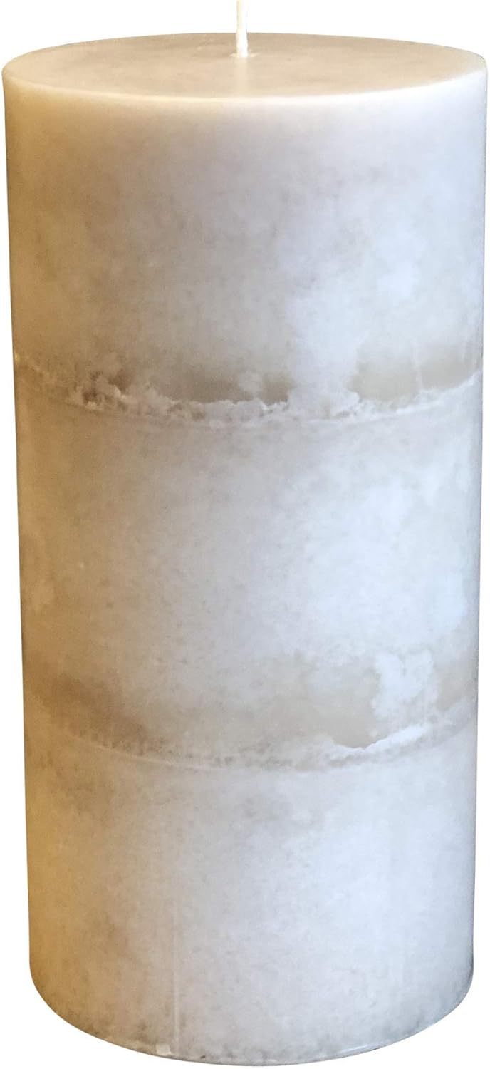 Wicks N More Ivory Bliss Unscented Pillar Candles (3x6)