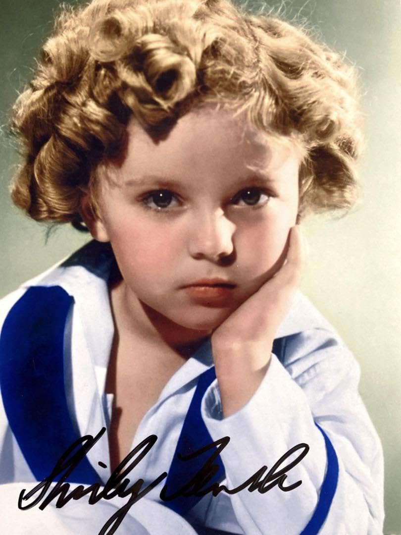 Amazon.co.jp: シャーリー・テンプル直筆サイン入り超 大型写真Shirley 