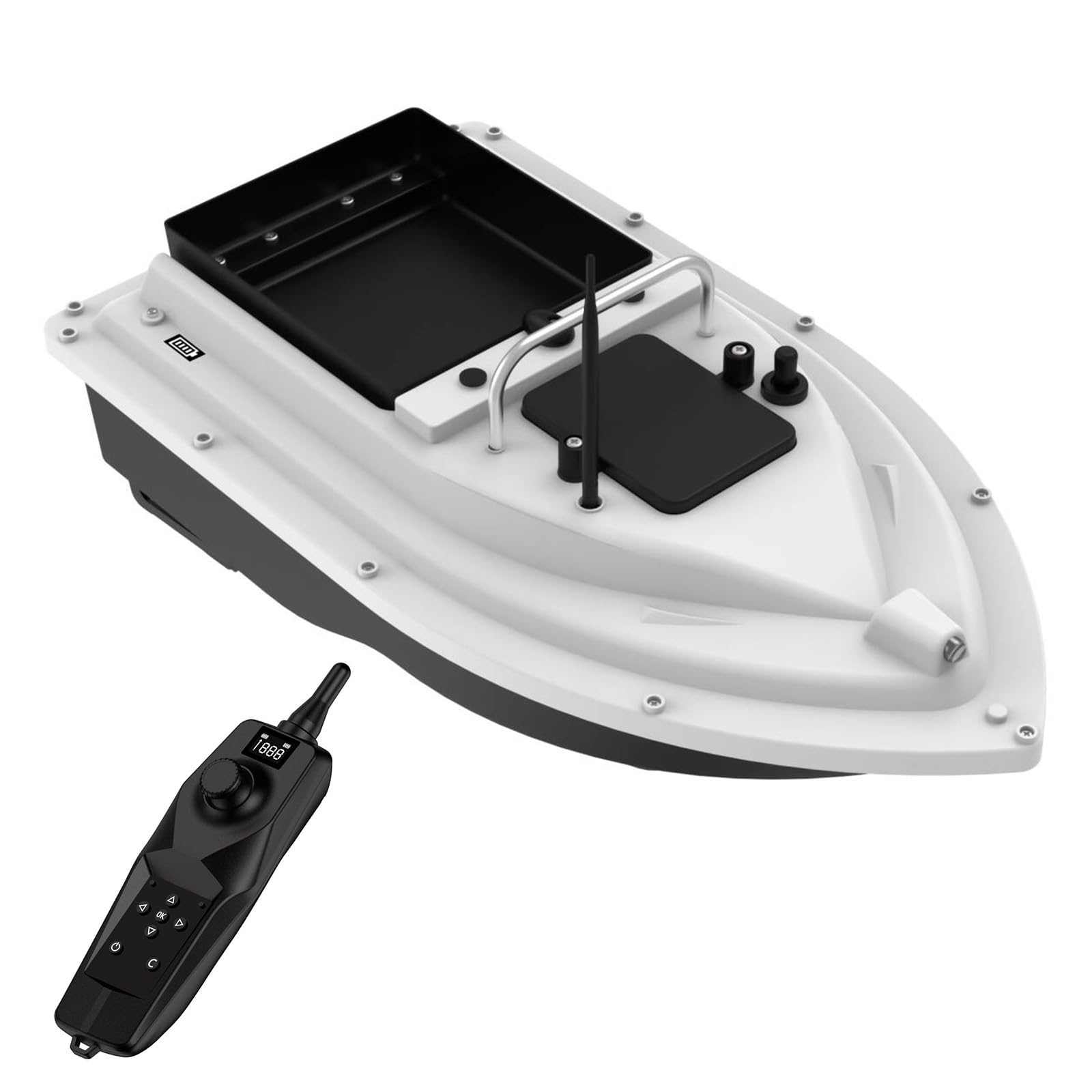 Kavolet Barco de Cebo GPS 500M RC Cebo Barco de alimentación Pesca Cebo Barco de Entrega de Cebo inalámbrico Control Remoto Pesca Cebo Barco Pesca alimentador Barco 12000mAh batería de Gran Capacidad