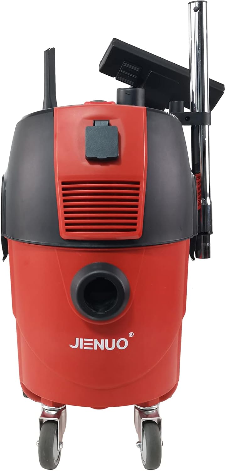 Dust Extractor with Auto Filter Clean, 8 Gallon Wet/Dry HEPA Filter Extractor Vacuum, Powerful Suction Shop Vac for Home workshops, Construction Sites and Woodworking