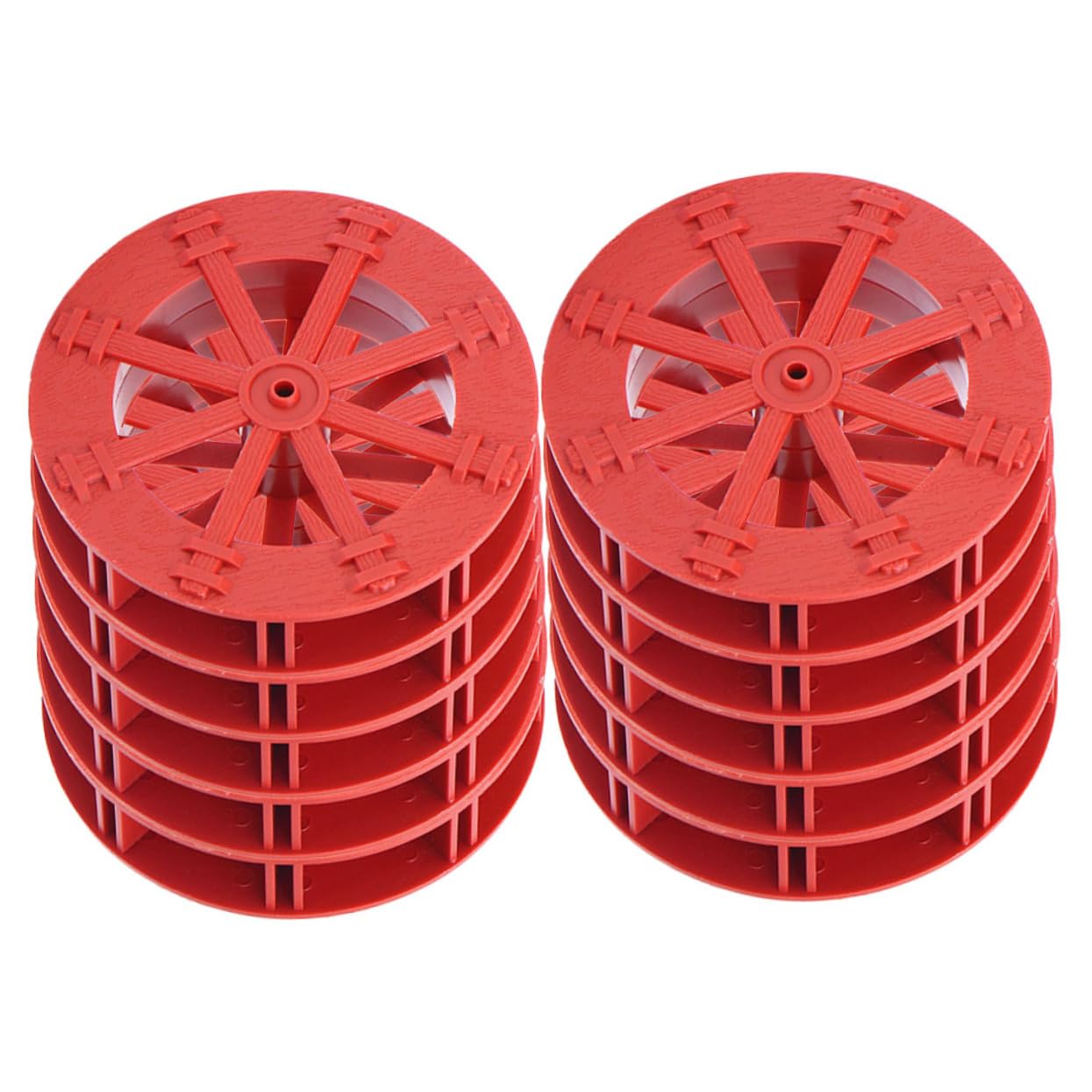 Happyyami 2sets Indoor Water Fountains Accessory Micro Water Wheel Aquarium Decor Wheel for Fish Tank Zen Garden Tool 10pcs*2