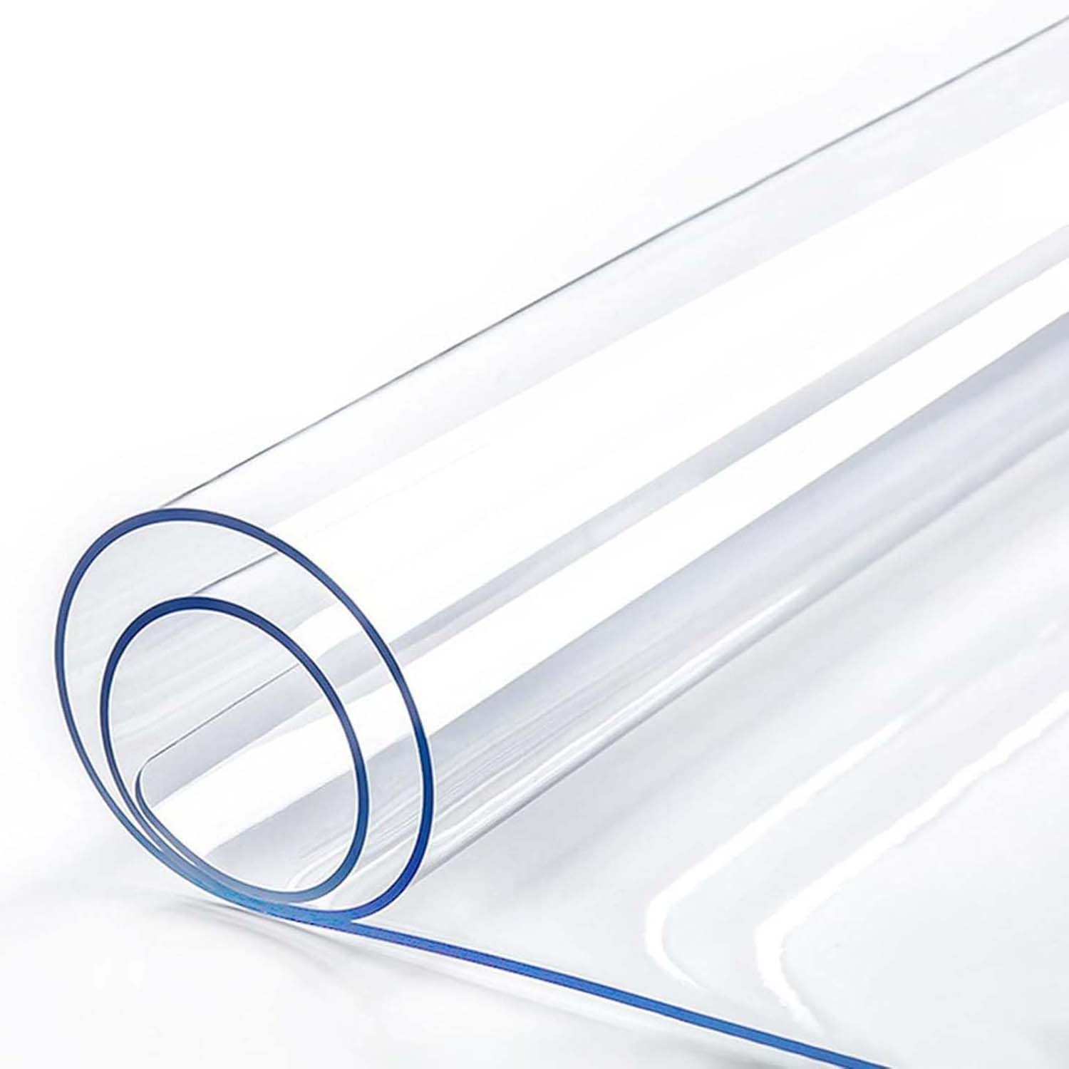 Ffsaacol Transparent PVC Table Mat Waterproof, Clear Dining Table Protector Pad Cut to Fit, Rectangular Table Cover Protector, for Coffee Table, Dining Room 3mm,30x40cm/12x16in
