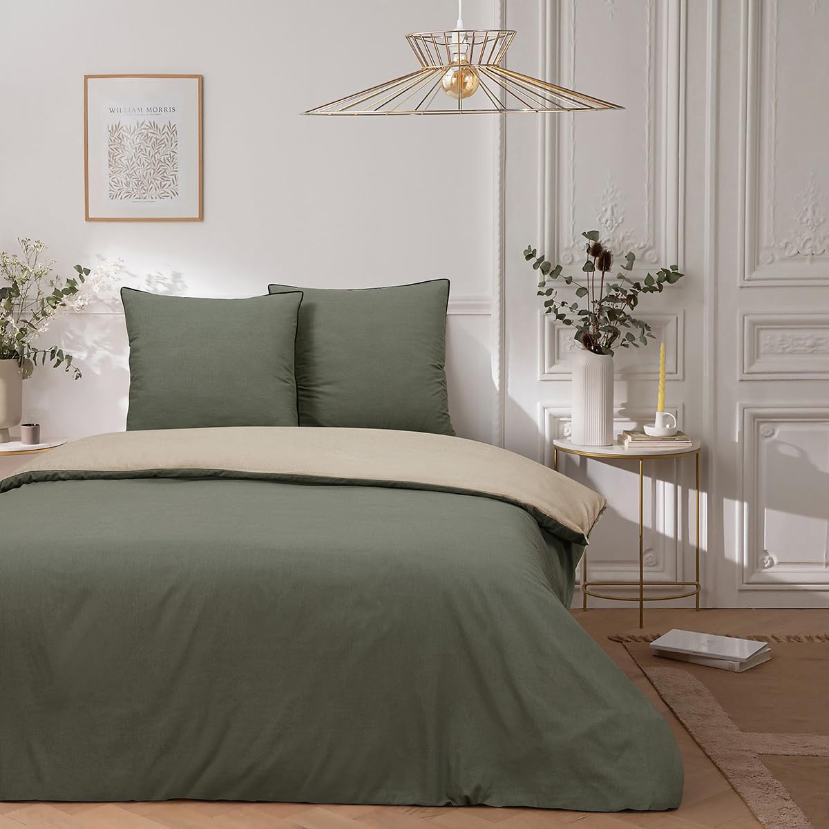 Housse de couette 260x240 Future Home bicolore pour protéger votre lit