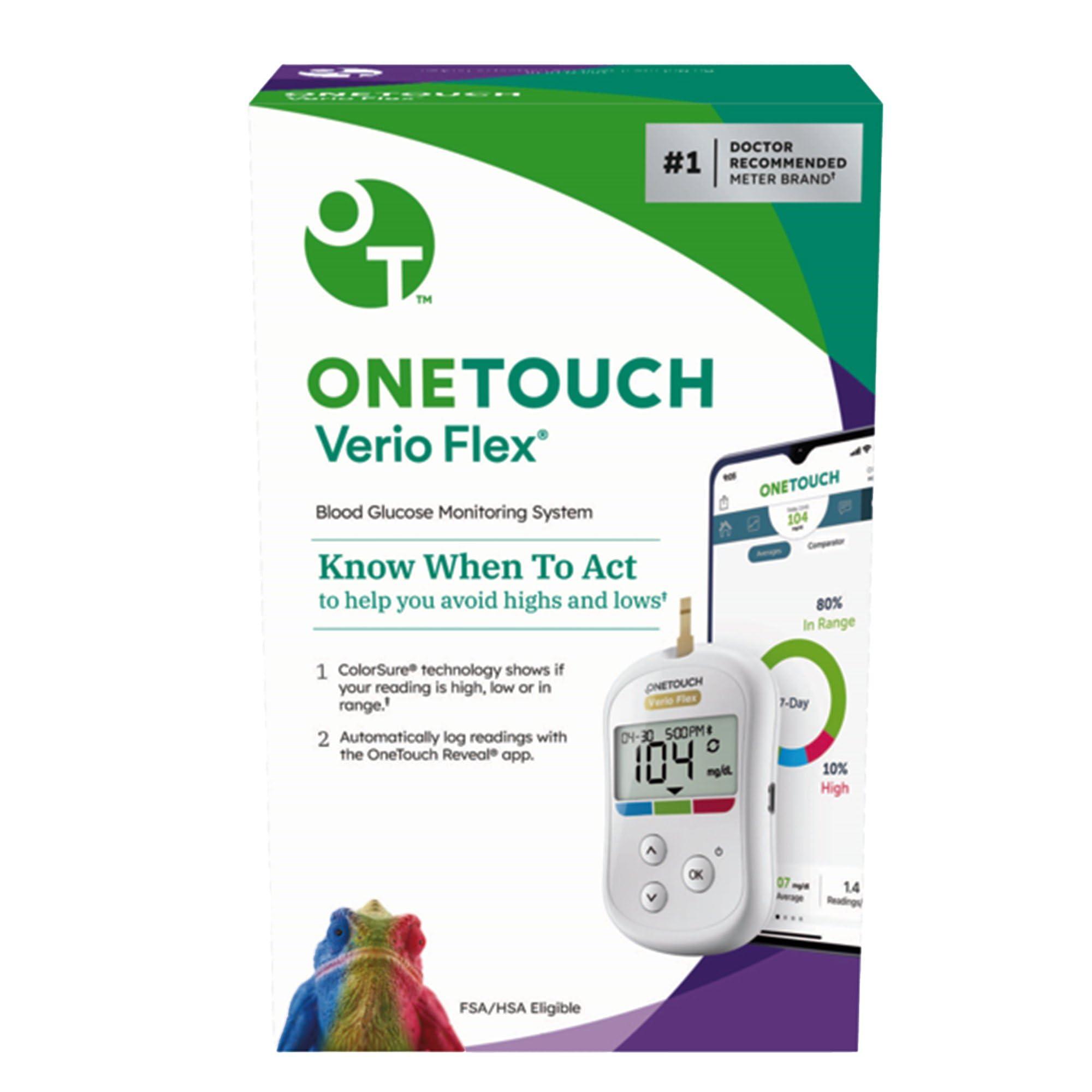 OneTouch Verio Flex Blood Glucose Monitoring System product thumbnail 2