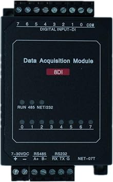 8-Channel DI Ethernet Module Industrial Acquisition Control Module ModbusRTU TCP UDP Protocol IO Unit8DI Ethernet