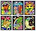 Stuff2Color Unicorn, Leopard Cub, Turtles, Moon, Seahorse, & Sun - 6 Fuzzy Velvet Posters