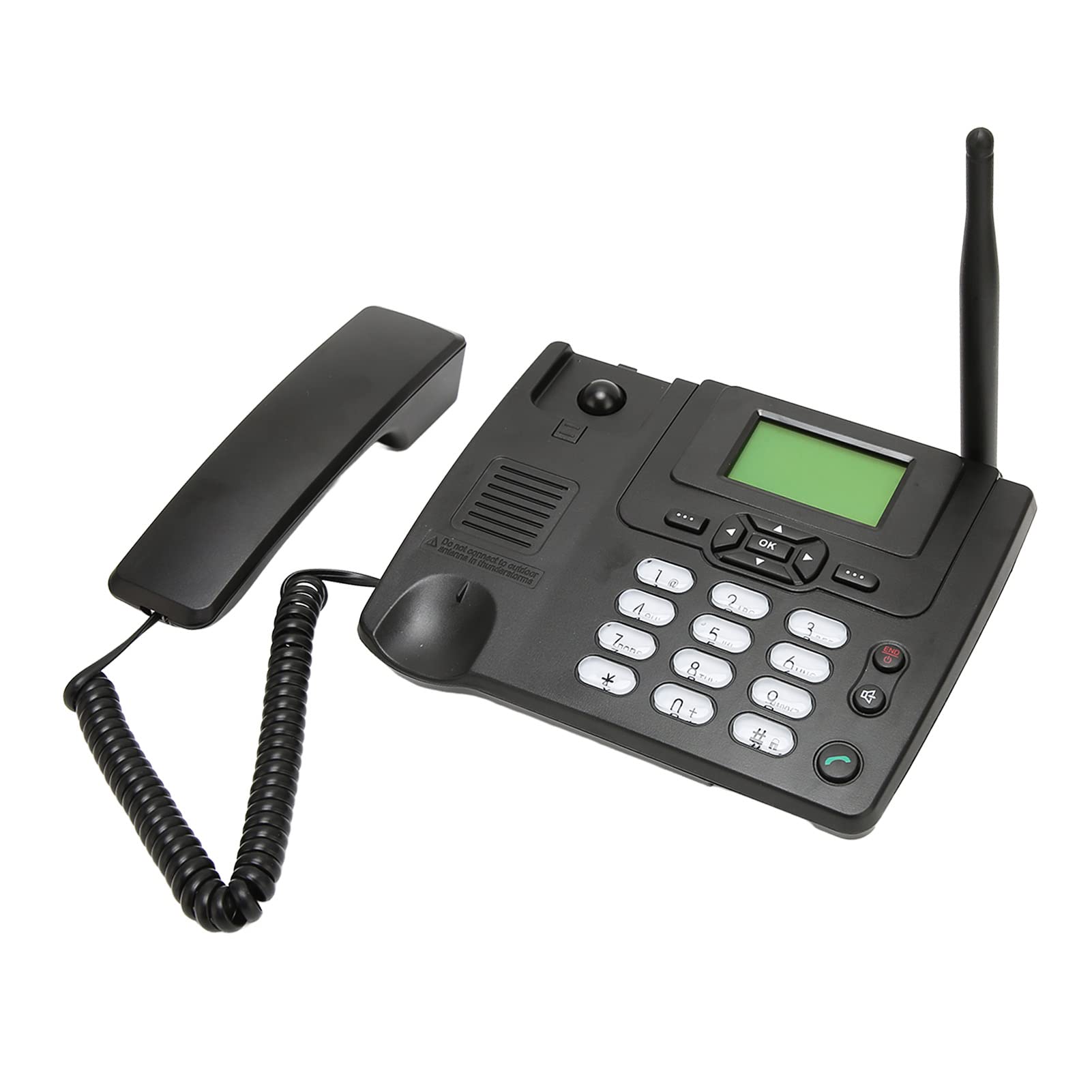 Telefono Cordless Multifunzionale con Tasti Grandi, Varie Opzioni di Suoneria e Regolazione Del Volume, Display LCD, Funzione di Composizione One Touch, Adatto per Casa, Hotel, Ufficio