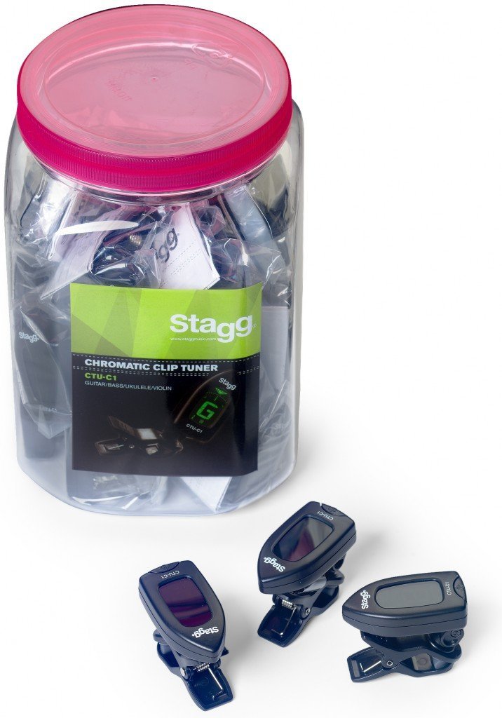 Stagg CTU-C1-30 Clip Tuner Cromático (30 piezas)