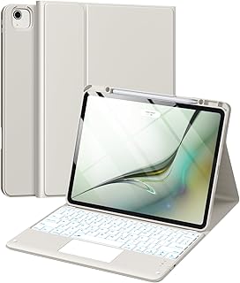 Harvopu for iPad Air 13 Inch (M4/M3/M2) & Pro 12.9 Case with Keyboard