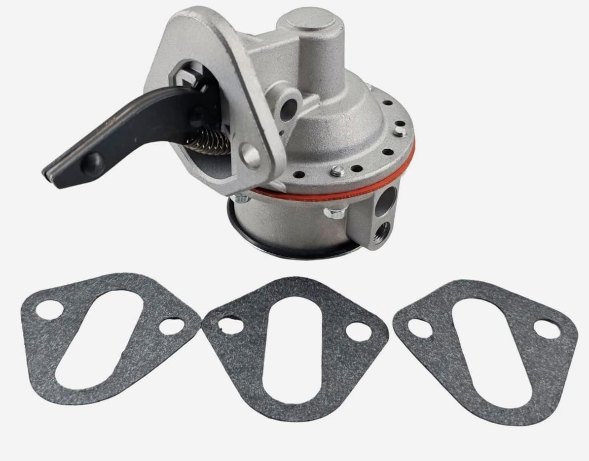 Mechanical Fuel Pump Compatible with Jeep CJ5 CJ3B CJ6 Willys Jeepster Commando 1945–1973, Compatible with F134 / F4-134 134ci Hurricane Engine Replace # M2195 SP1072MP
