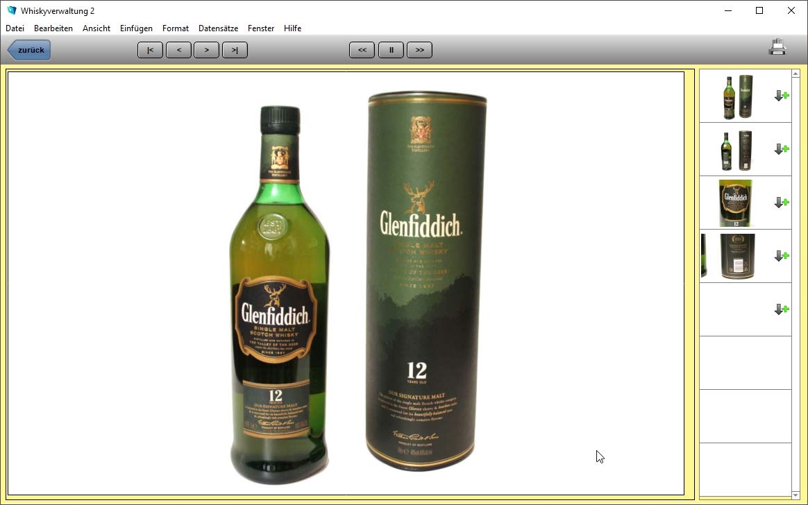 GS Whiskyverwaltung 2- Software zur Verwaltung Ihrer Whiskysammlung - Datenbank Programm für Whisky