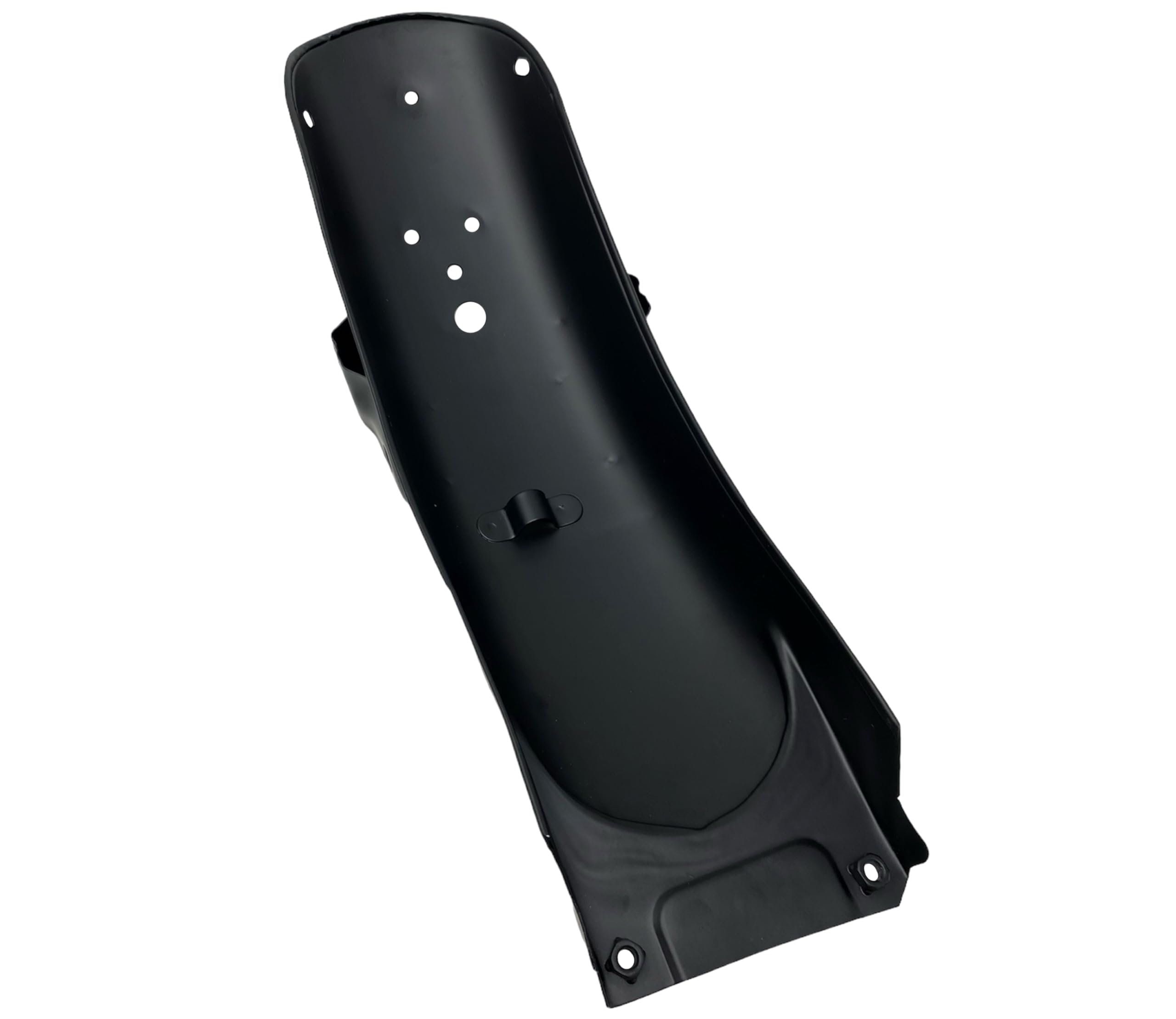 Parafango posteriore per motocicletta per Cafe Racer, Scrambler, Street Bike, Roadster Project | Acciaio inossidabile nero | UNIVERSALE (Parafango posteriore nero)