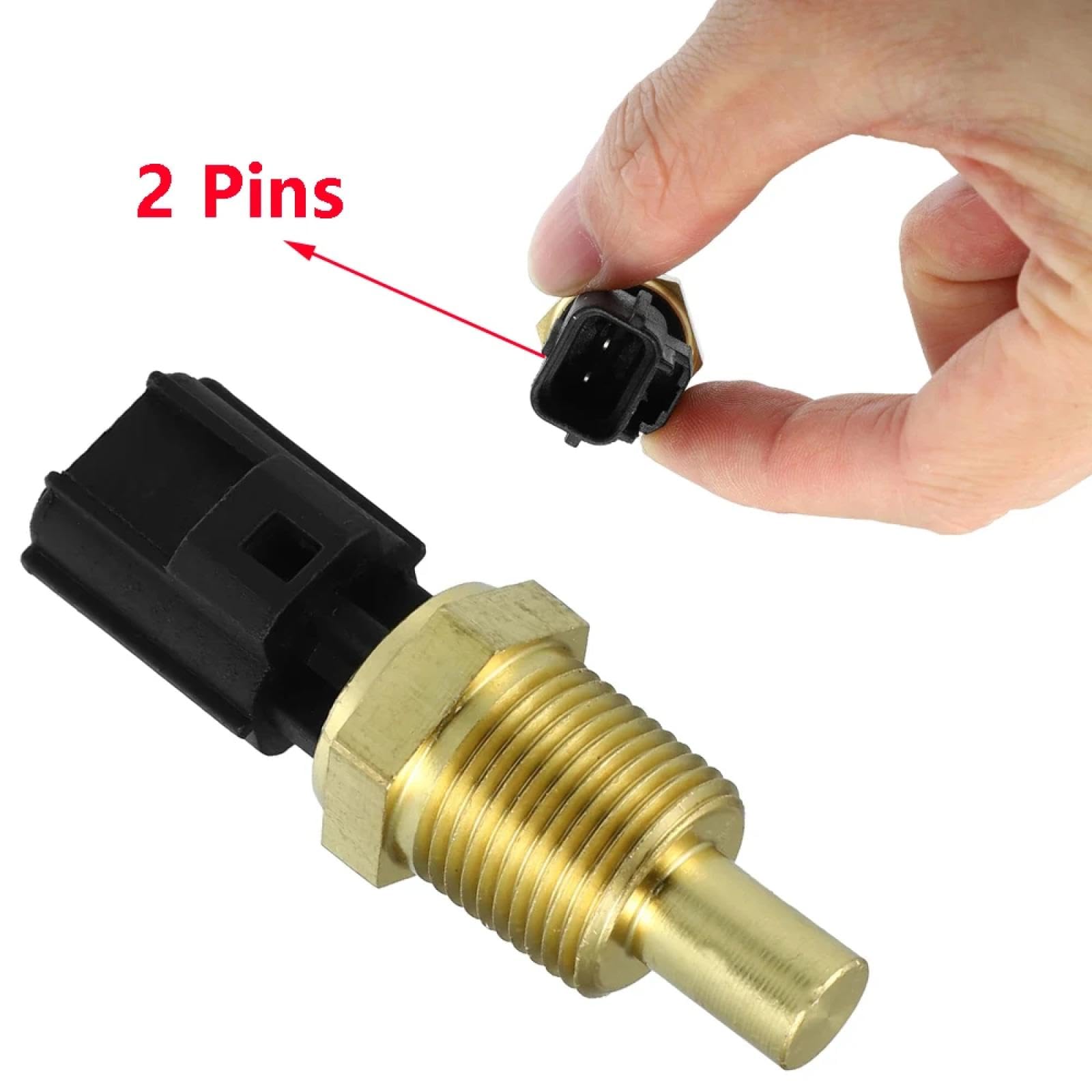 2 Pines 56027873, para Dodge Jeep Nuevo Sensor de Temperatura del refrigerante del Motor Negro M56027873 TX81 SU3035 5S1500