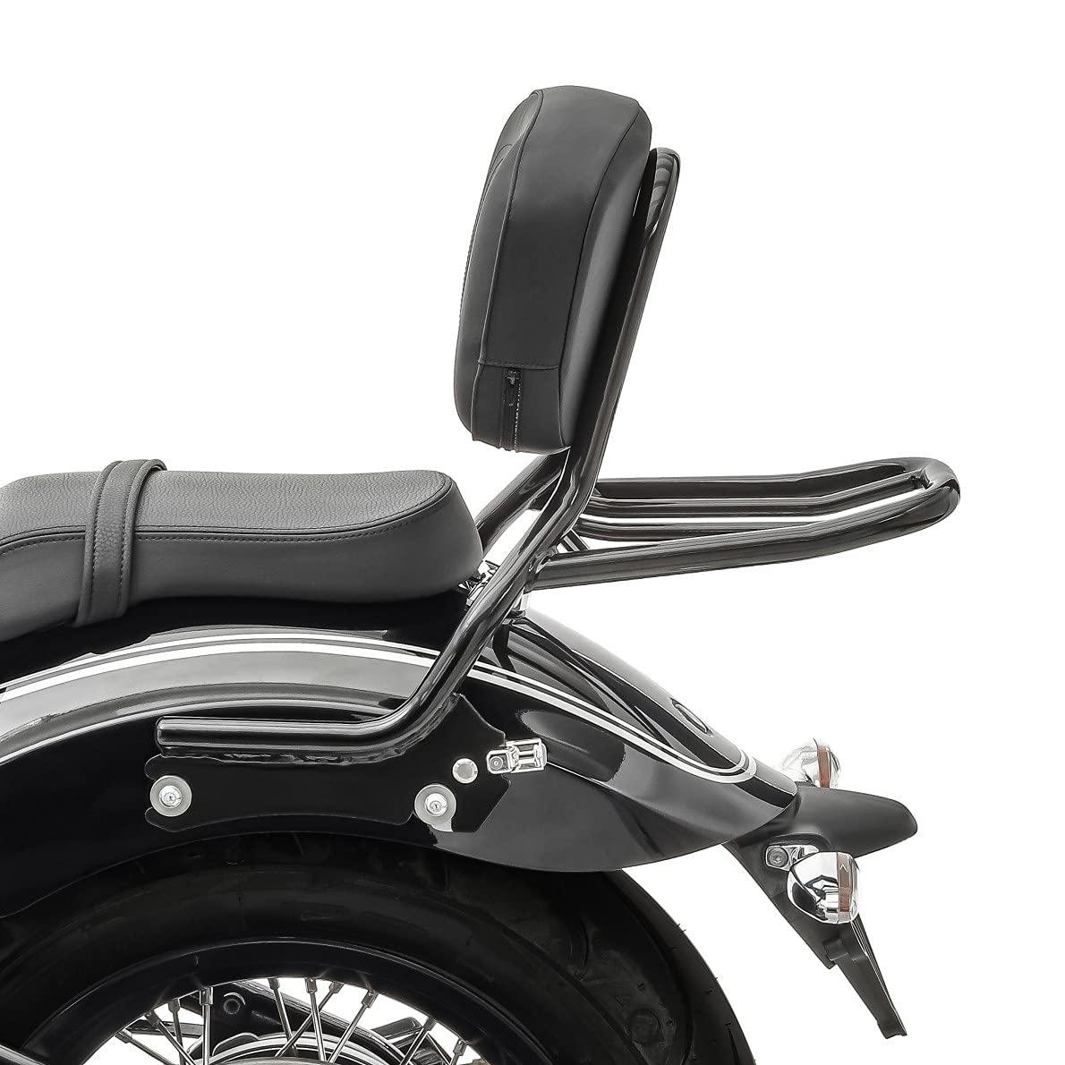 Sissy Bar Compatible avec BMW R 18 / Classic 20-21 Dossier Detachable + Porte-Bagages QL2
