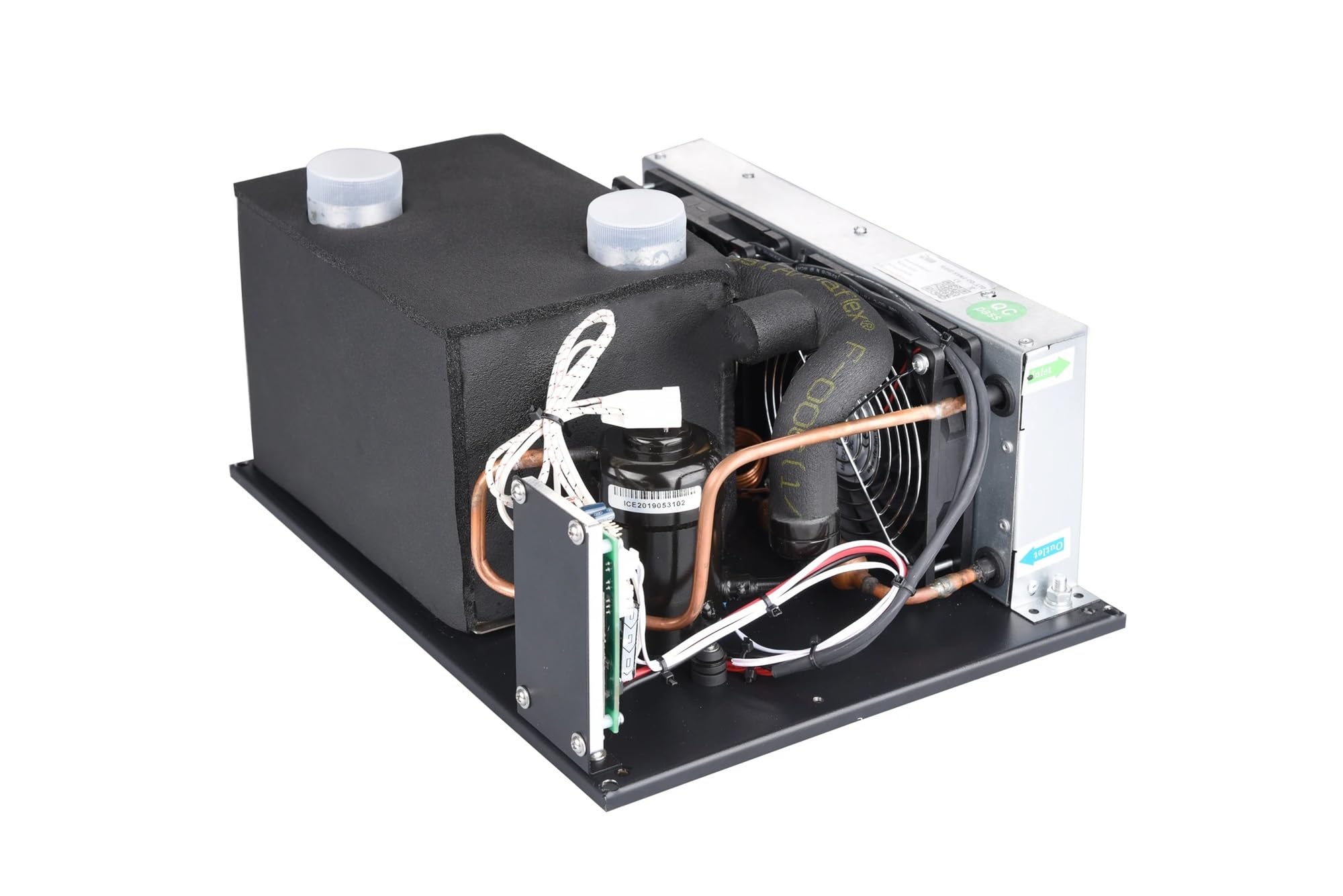 Systemy klimatyzacji Micro DC Aircon, DC 48V 450W z czynnikiem chłodniczym R134A, mikro wydajna klimatyzacja do samochodu, system chłodzenia klimatyzatora, systemy chłodzenia